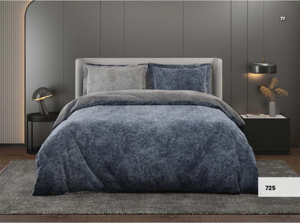 Classic cotton satin bedspread Karina